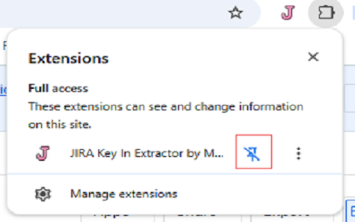 JIRA Key In Extractor by Mayank_R from Chrome web store to be run with OffiDocs Chromium online JIRA Key In Extractor by Mayank_R from Chrome web store to be run with OffiDocs Chromium online
