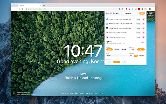 Jobsnag from Chrome web store to be run with OffiDocs Chromium online Jobsnag from Chrome web store to be run with OffiDocs Chromium online
