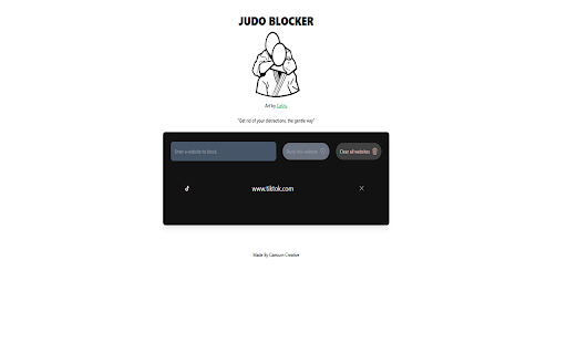 Judo Blocker from Chrome web store to be run with OffiDocs Chromium online Judo Blocker from Chrome web store to be run with OffiDocs Chromium online