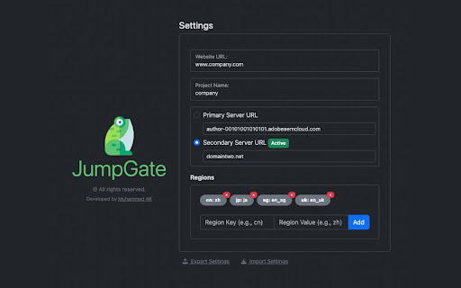 JumpGate: AEM Navigator from Chrome web store to be run with OffiDocs Chromium online JumpGate: AEM Navigator from Chrome web store to be run with OffiDocs Chromium online