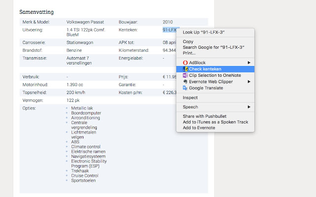 Kenteken Check from Chrome web store to be run with OffiDocs Chromium online Kenteken Check from Chrome web store to be run with OffiDocs Chromium online