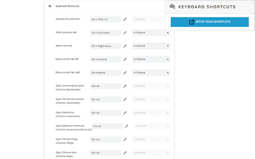 Keyboard Shortcuts from Chrome web store to be run with OffiDocs Chromium online Keyboard Shortcuts from Chrome web store to be run with OffiDocs Chromium online