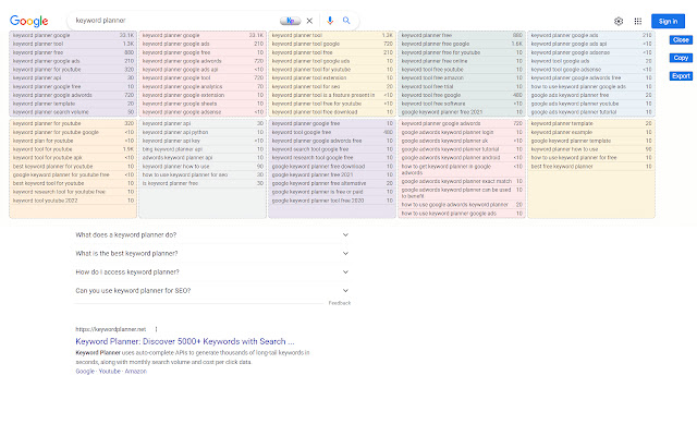Keyword Planner from Chrome web store to be run with OffiDocs Chromium online Keyword Planner from Chrome web store to be run with OffiDocs Chromium online