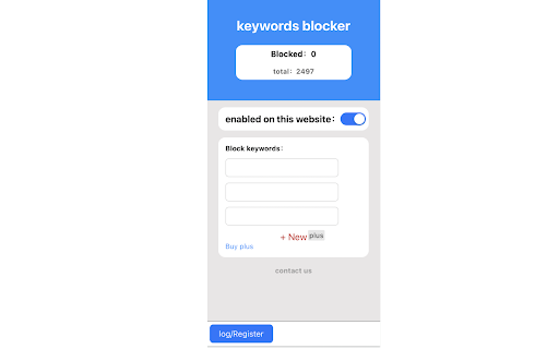 keywords blocker from Chrome web store to be run with OffiDocs Chromium online keywords blocker from Chrome web store to be run with OffiDocs Chromium online