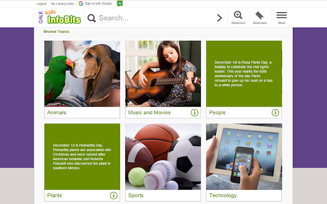 Kids InfoBits from Chrome web store to be run with OffiDocs Chromium online Kids InfoBits from Chrome web store to be run with OffiDocs Chromium online