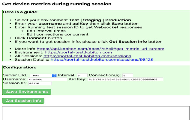 Kobiton Get metrics devices from Chrome web store to be run with OffiDocs Chromium online Kobiton Get metrics devices from Chrome web store to be run with OffiDocs Chromium online