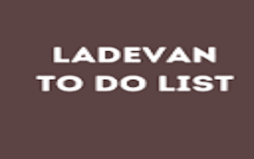 Ladevan To Do List from Chrome web store to be run with OffiDocs Chromium online Ladevan To Do List from Chrome web store to be run with OffiDocs Chromium online