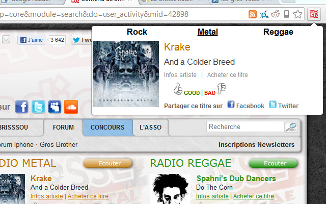 La Grosse Radio Votez! from Chrome web store to be run with OffiDocs Chromium online La Grosse Radio Votez! from Chrome web store to be run with OffiDocs Chromium online