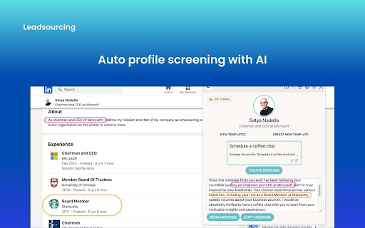 Leadsourcing ChatGPT for LinkedIn from Chrome web store to be run with OffiDocs Chromium online Leadsourcing ChatGPT for LinkedIn from Chrome web store to be run with OffiDocs Chromium online