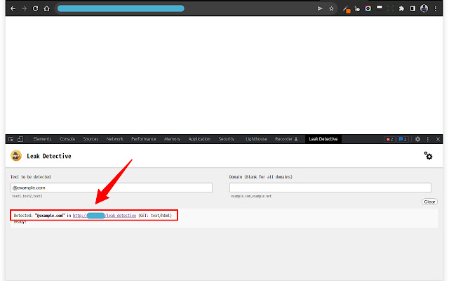 Leak Detective from Chrome web store to be run with OffiDocs Chromium online Leak Detective from Chrome web store to be run with OffiDocs Chromium online