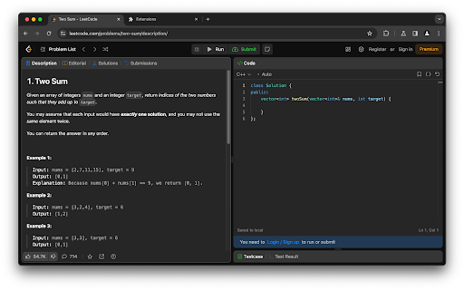 LeetCode Difficulty Hider from Chrome web store to be run with OffiDocs Chromium online LeetCode Difficulty Hider from Chrome web store to be run with OffiDocs Chromium online