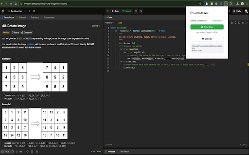 LeetCode GitHub Sync from Chrome web store to be run with OffiDocs Chromium online LeetCode GitHub Sync from Chrome web store to be run with OffiDocs Chromium online