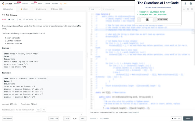 LeetCode Guardians from Chrome web store to be run with OffiDocs Chromium online LeetCode Guardians from Chrome web store to be run with OffiDocs Chromium online