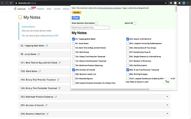 LeetCode Notebook Customized Print from Chrome web store to be run with OffiDocs Chromium online LeetCode Notebook Customized Print from Chrome web store to be run with OffiDocs Chromium online