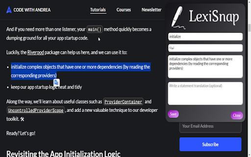 LexiSnap from Chrome web store to be run with OffiDocs Chromium online LexiSnap from Chrome web store to be run with OffiDocs Chromium online