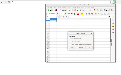 LibreOffice Calc online from Chrome web store to be run with OffiDocs Chromium online LibreOffice Calc online from Chrome web store to be run with OffiDocs Chromium online