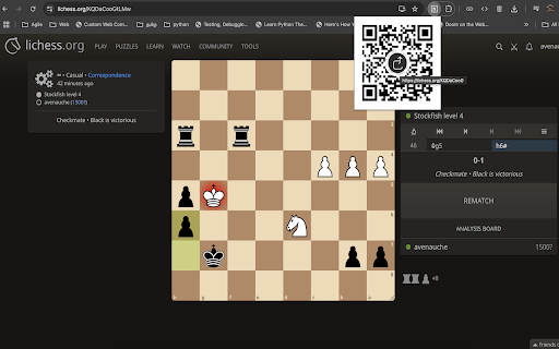 Lichess QR Code Generator from Chrome web store to be run with OffiDocs Chromium online Lichess QR Code Generator from Chrome web store to be run with OffiDocs Chromium online