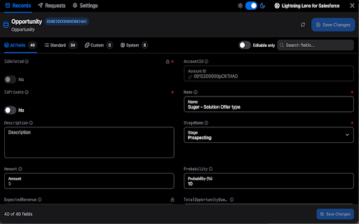Lightning Lens for Salesforce from Chrome web store to be run with OffiDocs Chromium online Lightning Lens for Salesforce from Chrome web store to be run with OffiDocs Chromium online