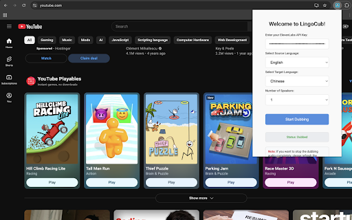 LingoCub from Chrome web store to be run with OffiDocs Chromium online LingoCub from Chrome web store to be run with OffiDocs Chromium online
