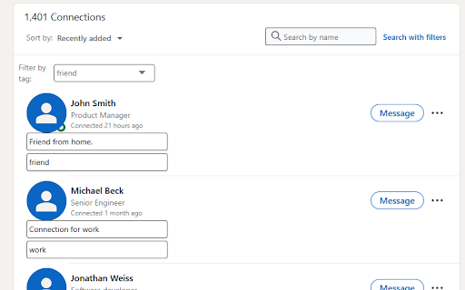 LinkedIn Jet Best Connection Organizer from Chrome web store to be run with OffiDocs Chromium online LinkedIn Jet Best Connection Organizer from Chrome web store to be run with OffiDocs Chromium online