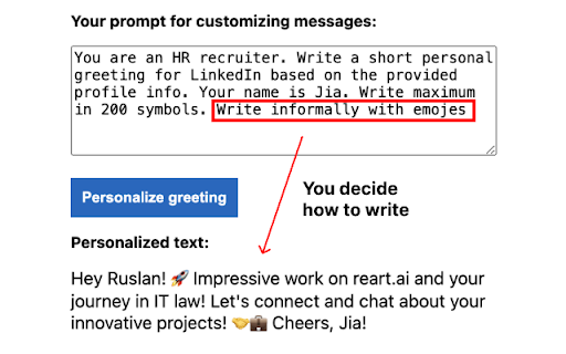 Linkedin Personalized Invitations AI from Chrome web store to be run with OffiDocs Chromium online Linkedin Personalized Invitations AI from Chrome web store to be run with OffiDocs Chromium online