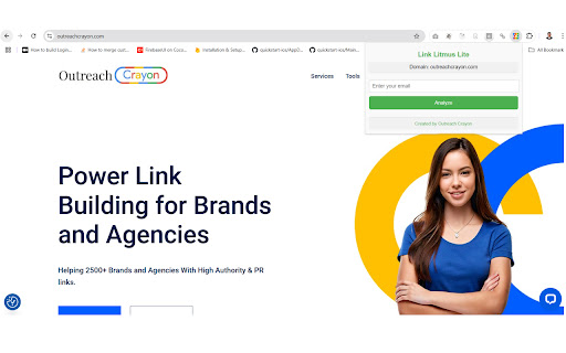 Link Litmus By Outreach Crayon from Chrome web store to be run with OffiDocs Chromium online Link Litmus By Outreach Crayon from Chrome web store to be run with OffiDocs Chromium online