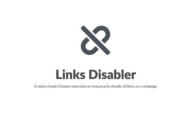 Links Disabler from Chrome web store to be run with OffiDocs Chromium online Links Disabler from Chrome web store to be run with OffiDocs Chromium online