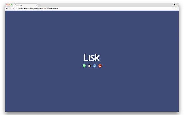 Lisk New Tab Page from Chrome web store to be run with OffiDocs Chromium online Lisk New Tab Page from Chrome web store to be run with OffiDocs Chromium online