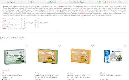 Lithuanian pharmacy Allergen Identifier from Chrome web store to be run with OffiDocs Chromium online Lithuanian pharmacy Allergen Identifier from Chrome web store to be run with OffiDocs Chromium online