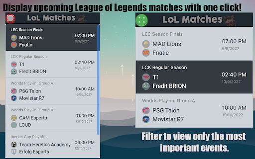 LoL Esports Matches from Chrome web store to be run with OffiDocs Chromium online LoL Esports Matches from Chrome web store to be run with OffiDocs Chromium online