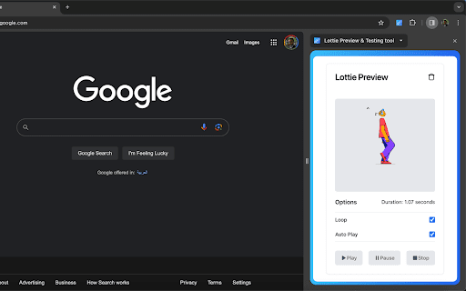 Lottie Preview Testing tool from Chrome web store to be run with OffiDocs Chromium online Lottie Preview Testing tool from Chrome web store to be run with OffiDocs Chromium online