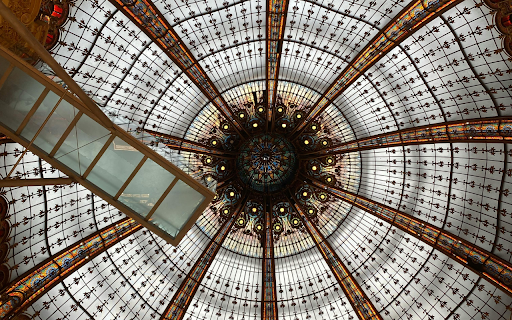 Low Angle Shot of the Dome of the Galeries Lafayette from Chrome web store to be run with OffiDocs Chromium online Low Angle Shot of the Dome of the Galeries Lafayette from Chrome web store to be run with OffiDocs Chromium online
