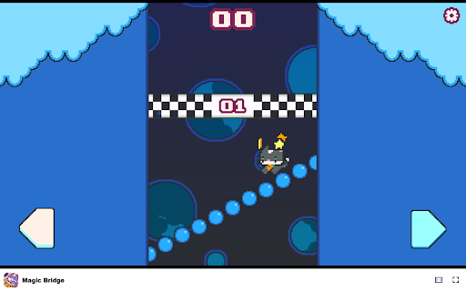 Magic Bridge Game Balance on a moving bridge and stay alive! from Chrome web store to be run with OffiDocs Chromium online Magic Bridge Game Balance on a moving bridge and stay alive! from Chrome web store to be run with OffiDocs Chromium online