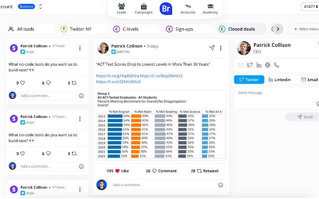 Magic by Breakcold Social Selling CRM from Chrome web store to be run with OffiDocs Chromium online Magic by Breakcold Social Selling CRM from Chrome web store to be run with OffiDocs Chromium online
