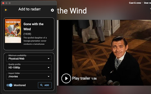 Magnetarr from Chrome web store to be run with OffiDocs Chromium online Magnetarr from Chrome web store to be run with OffiDocs Chromium online