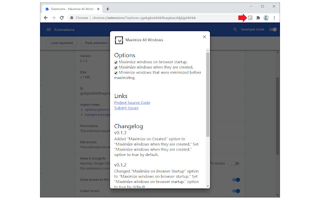 Maximize All Windows from Chrome web store to be run with OffiDocs Chromium online Maximize All Windows from Chrome web store to be run with OffiDocs Chromium online