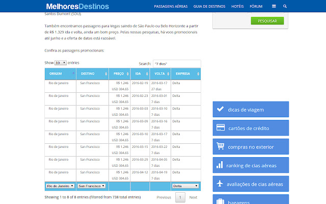 Melhores Filtros para MelhoresDestinos.com.br from Chrome web store to be run with OffiDocs Chromium online Melhores Filtros para MelhoresDestinos.com.br from Chrome web store to be run with OffiDocs Chromium online