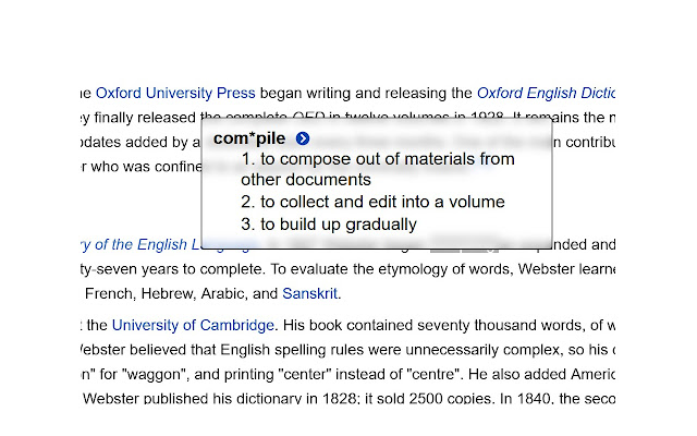 Merriams Webpage from Chrome web store to be run with OffiDocs Chromium online Merriams Webpage from Chrome web store to be run with OffiDocs Chromium online