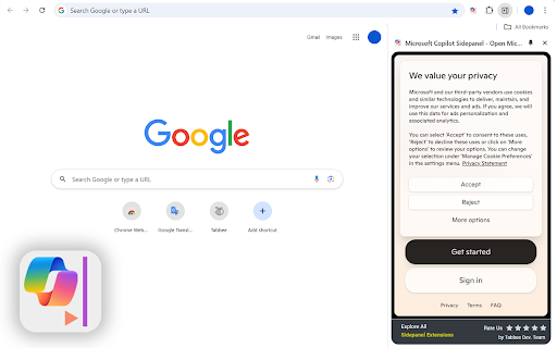Microsoft Copilot Sidepanel Tabbee from Chrome web store to be run with OffiDocs Chromium online Microsoft Copilot Sidepanel Tabbee from Chrome web store to be run with OffiDocs Chromium online