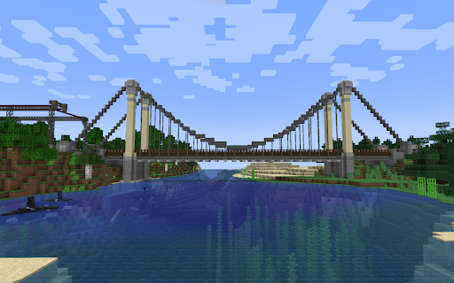 Minecraft Suspension Bridge from Chrome web store to be run with OffiDocs Chromium online Minecraft Suspension Bridge from Chrome web store to be run with OffiDocs Chromium online