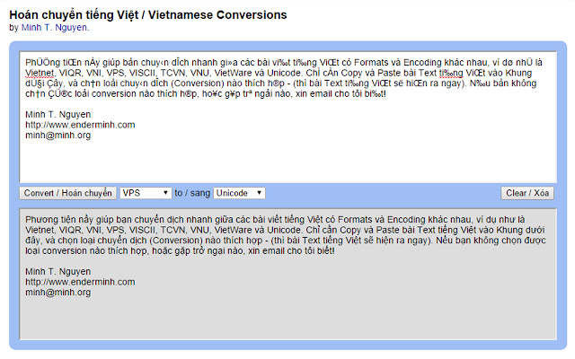 Minhs Vietnamese Conversions from Chrome web store to be run with OffiDocs Chromium online Minhs Vietnamese Conversions from Chrome web store to be run with OffiDocs Chromium online