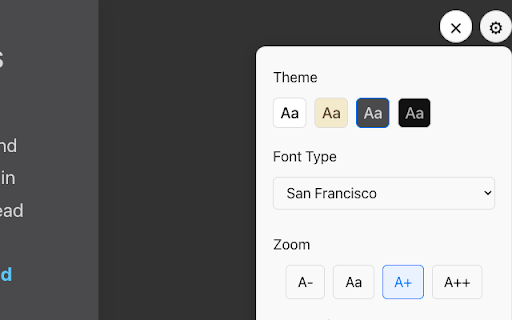 Minimal Reader Mode from Chrome web store to be run with OffiDocs Chromium online Minimal Reader Mode from Chrome web store to be run with OffiDocs Chromium online