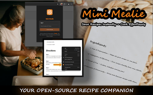 Mini Mealie from Chrome web store to be run with OffiDocs Chromium online Mini Mealie from Chrome web store to be run with OffiDocs Chromium online