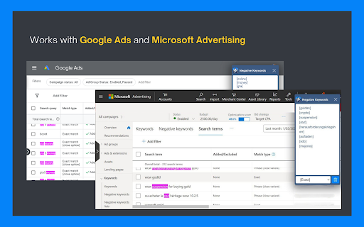 MirachSEM — PPC tools from Chrome web store to be run with OffiDocs Chromium online MirachSEM — PPC tools from Chrome web store to be run with OffiDocs Chromium online