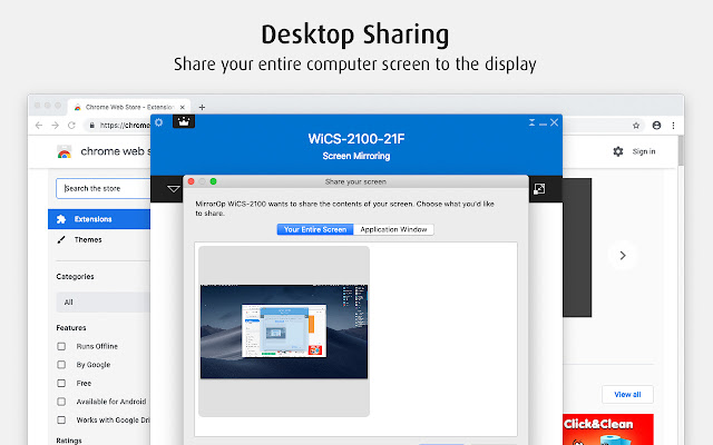 MirrorOp Sender from Chrome web store to be run with OffiDocs Chromium online MirrorOp Sender from Chrome web store to be run with OffiDocs Chromium online