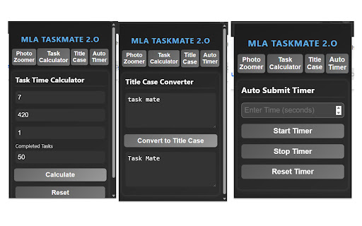 MLA TASKMATE from Chrome web store to be run with OffiDocs Chromium online MLA TASKMATE from Chrome web store to be run with OffiDocs Chromium online