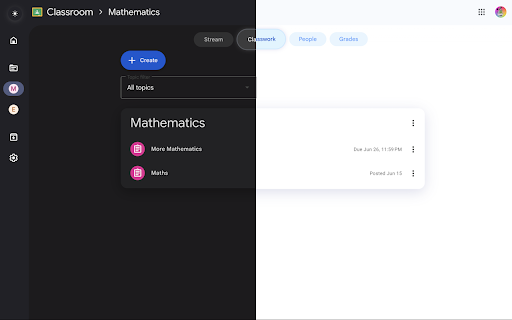 Modern Google Classroom™ from Chrome web store to be run with OffiDocs Chromium online Modern Google Classroom™ from Chrome web store to be run with OffiDocs Chromium online
