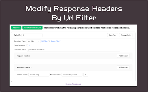 Modify Http Header from Chrome web store to be run with OffiDocs Chromium online Modify Http Header from Chrome web store to be run with OffiDocs Chromium online