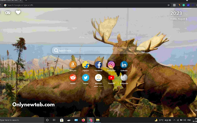 Moose Wallpaper New Tab Theme from Chrome web store to be run with OffiDocs Chromium online Moose Wallpaper New Tab Theme from Chrome web store to be run with OffiDocs Chromium online