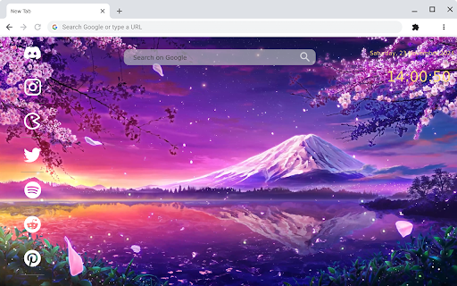 Mount Fuji Cherry Blossom: Serene Live Wallpaper for Chrome! from Chrome web store to be run with OffiDocs Chromium online Mount Fuji Cherry Blossom: Serene Live Wallpaper for Chrome! from Chrome web store to be run with OffiDocs Chromium online